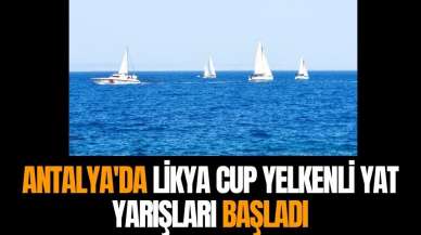 Antalya'da Likya Cup Yelkenli Yat Yarışları başladı