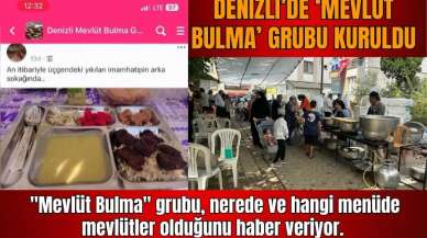 Bedava yemek için 'Mevlüt Bulma Grubu' kurdular