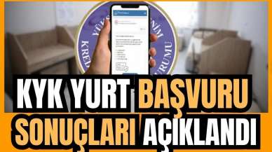 KYK yurt başvuru sonuçları açıklandı