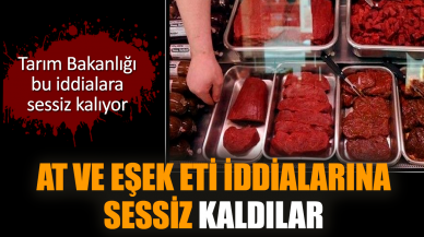 At ve eşek eti iddialarına sessiz kaldılar