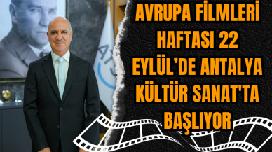 Avrupa Filmleri Haftası Antalya Kültür Sanat'ta Başlıyor