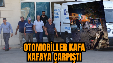 Otomobiller kafa kafaya çarpıştı: 1 ölü, 1 yaralı 