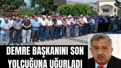 İntihar eden eski Demre Başkanı son yolculuğuna uğurlandı