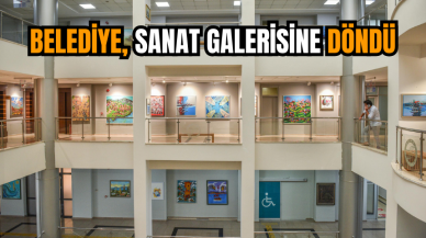 Belediye, sanat galerisine döndü