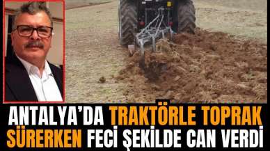 Toprak sürerken feci şekilde can verdi