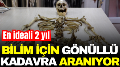 Bilim için kadavra gönüllüsü aranıyor