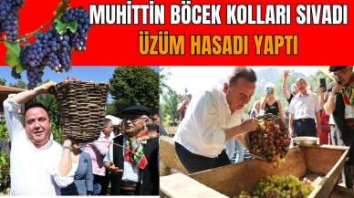 Festivali’nin ikinci gününde Muhittin Böcek kolları sıvadı