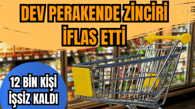 DEV PERAKENDE ZİNCİRİ İFLASINI İLAN ETTİ