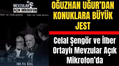 Celal Şengör ve İlber Ortaylı Mevzular'da