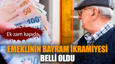 Emeklinin bayram ikramiyesi belli oldu