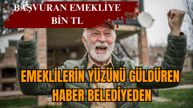 Emeklilerin yüzünü güldüren haber belediyeden