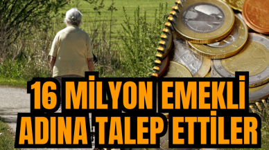 16 MİLYON EMEKLİ İÇİN TALEP ETTİLER