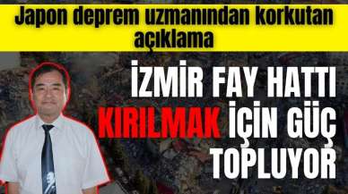 İzmir fay hattı kırılmak için güç topluyor