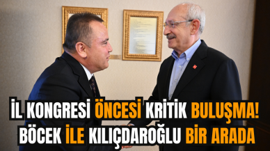 Kongre öncesi Böcek'ten Kılıçdaroğlu ziyareti