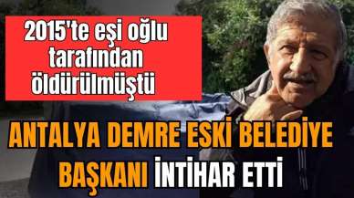 Eski belediye başkanı intihar etti