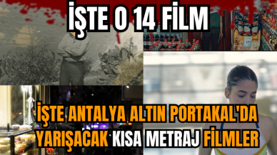 İşte Antalya Altın Portakal'da yarışacak kısa metraj filmler