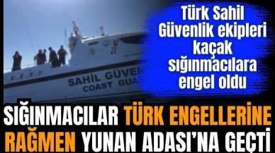 Sığınmacılar, Türk engellerine rağmen Yunan Adası’na geçti