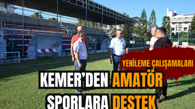 Kemer’den amatör sporlara destek