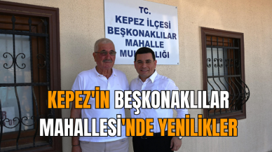 Kepez'in Beşkonaklılar Mahallesi'nde yenilikler