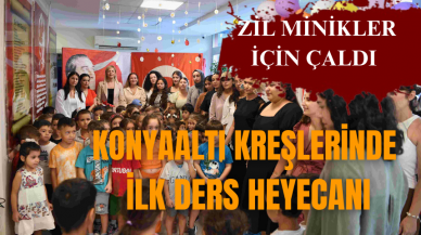 Konyaaltı kreşlerinde ilk ders heyecanı