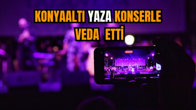 Konyaaltı yaza konserle veda  etti