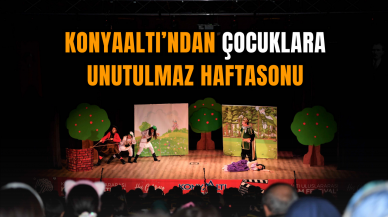 Konyaaltı’ndan çocuklara unutulmaz haftasonu