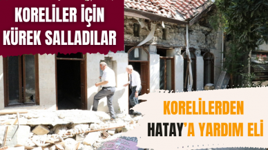 Koreliler Hatay'da kürek salladı