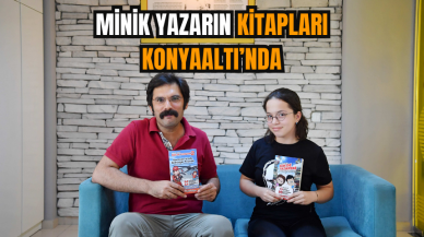 Minik yazarın kitapları Konyaaltı’nda