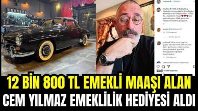 Cem Yılmaz kendisine emeklilik hediyesi aldı