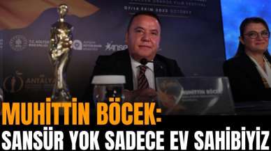 Muhittin Böcek: Sansür yok sadece ev sahibiyiz