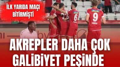 Samsunspor'u yenen Akrep daha çok galibiyet peşinde