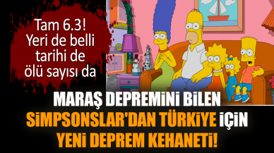 Simpsonslar'dan Türkiye için yeni deprem kehaneti!