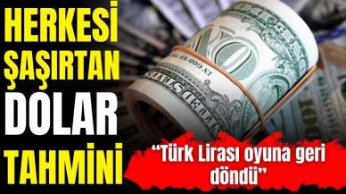 Herkesi şaşırtan dolar tahmini