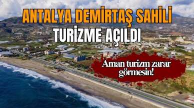 Demirtaş Sahili turizme açıldı