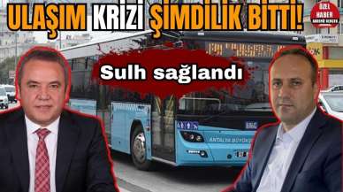 Ulaşım krizi şimdilik bitti! Sulh sağlandı 