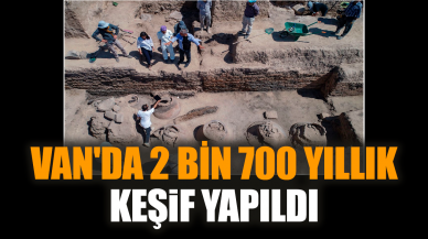 Van'da 2 bin 700 yıllık keşif yapıldı