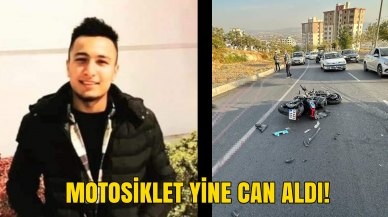 Motosiklet ve otobüs kazasında 1 ölü