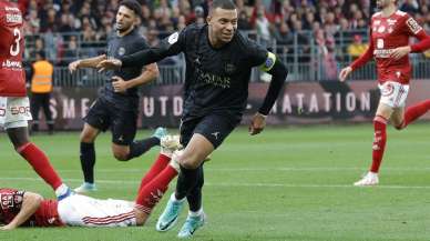 PSG Mbappe'nin golüyle Brest'i yendi