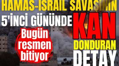 Hamas-İsrail savaşının 5'inci gününde kan donduran detay