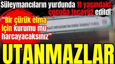 Süleymancıların yurdunda çocuğa tecav*z iddiası