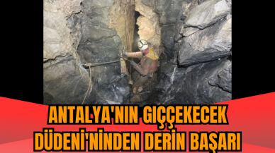 Antalya'nın Gıççekecek Düdeni'ninden derin başarı