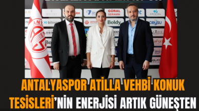 Antalyaspor Atilla Vehbi Konuk Tesisleri’nin Enerjisi Artık Güneşten