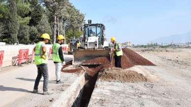 Deprem konutları için altyapı çalışması hızla ilerliyor!