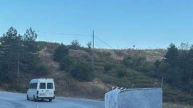 Isparta'da Tırdan düşen mermer blok trafiği aksattı