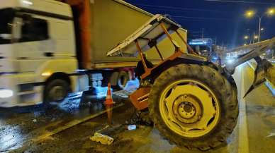 Traktör ortadan ikiye bölündü: 5 yaralı