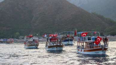 Kumluca'da Mavi Sularda 100. Yıl Coşkusu