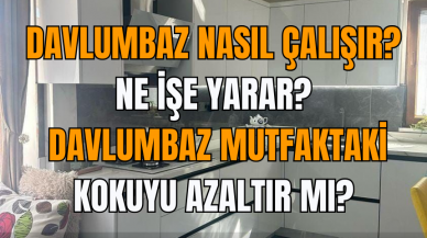 Davlumbaz nasıl çalışır? Ne işe yarar? Davlumbaz mutfaktaki kokuyu azaltır mı?