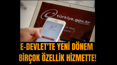 E-Devlet'te yeni dönem: Birçok özellik hizmette!