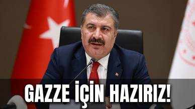 Bakan Koca: Sağlık Bakanlığı Gazze için harekete geçti