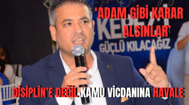 Şafak Otuzaltı Disiplin'e değil kamu vicdanına havale